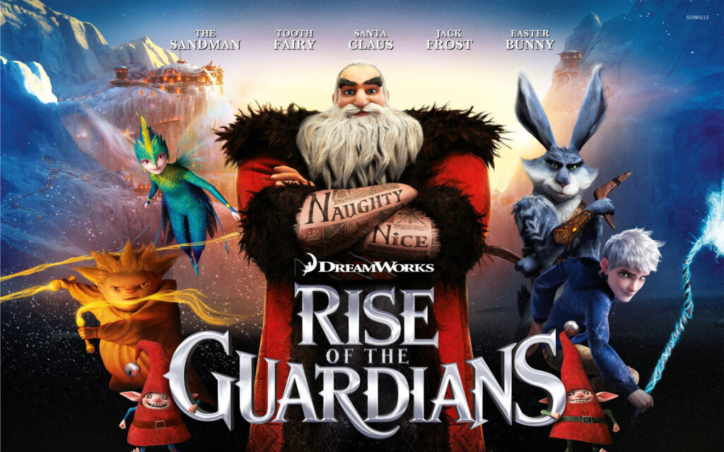 Animated Christmas Movies for Family Rise of the Guardians (2012)